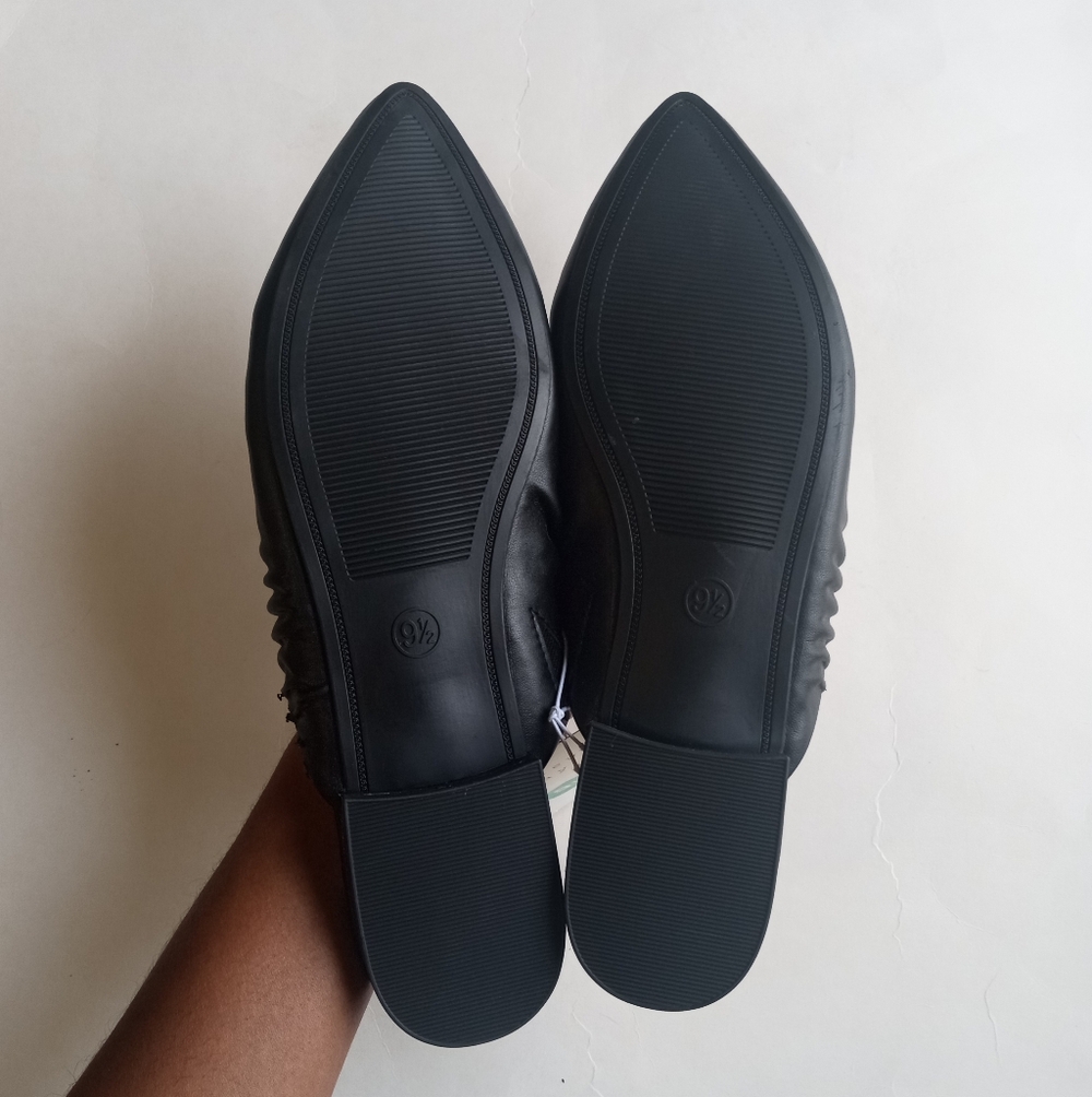 A New Day Elle Slip On Memory Foam Black Mules NWT - Picture 7 of 8
